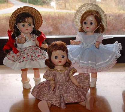 3 gingerdockor