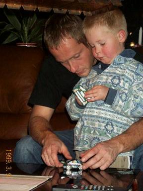 Pappa och Sebastian