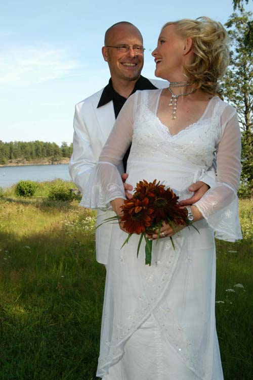 brudparet Tove och Tomas